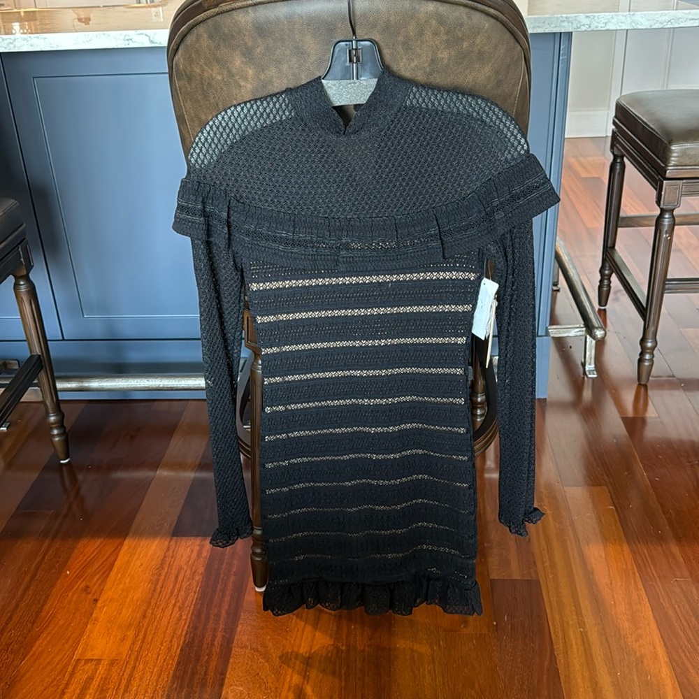 NWT short black cocktail dress